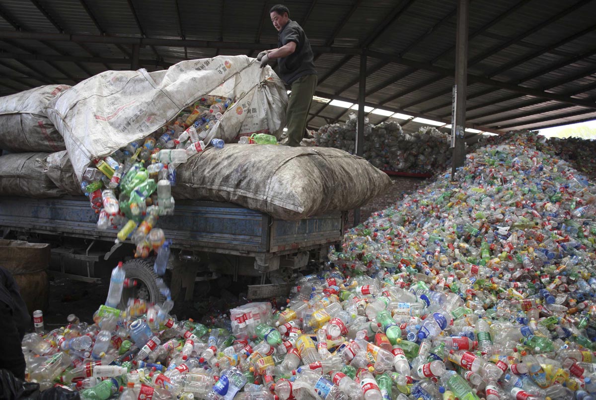 China plastic waste consumption